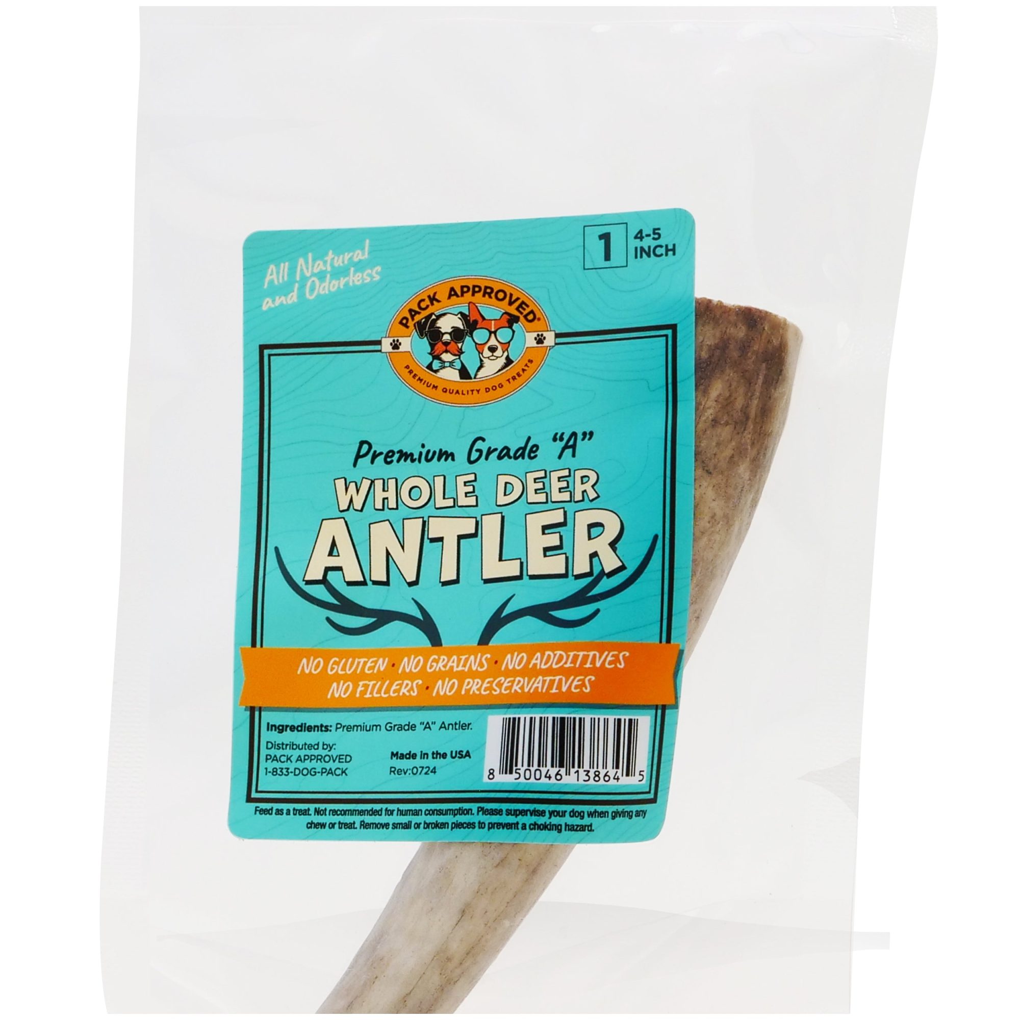 Pack Approved Deer Antlers